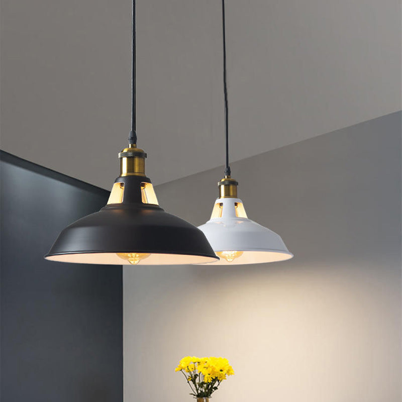 Classic Industrial Chic Pot Lid Pendant Light