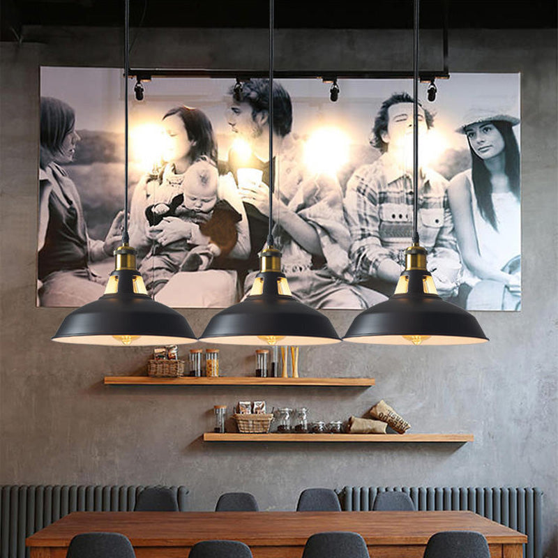 Classic Industrial Chic Pot Lid Pendant Light