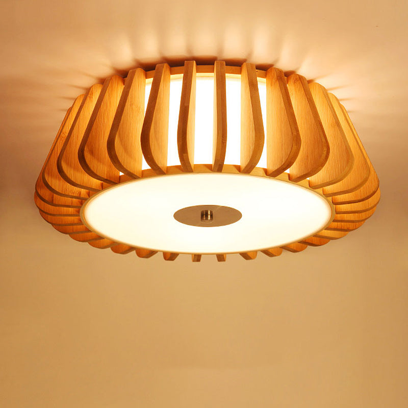 Modern Minimalist Wooden Art Ceiling Light