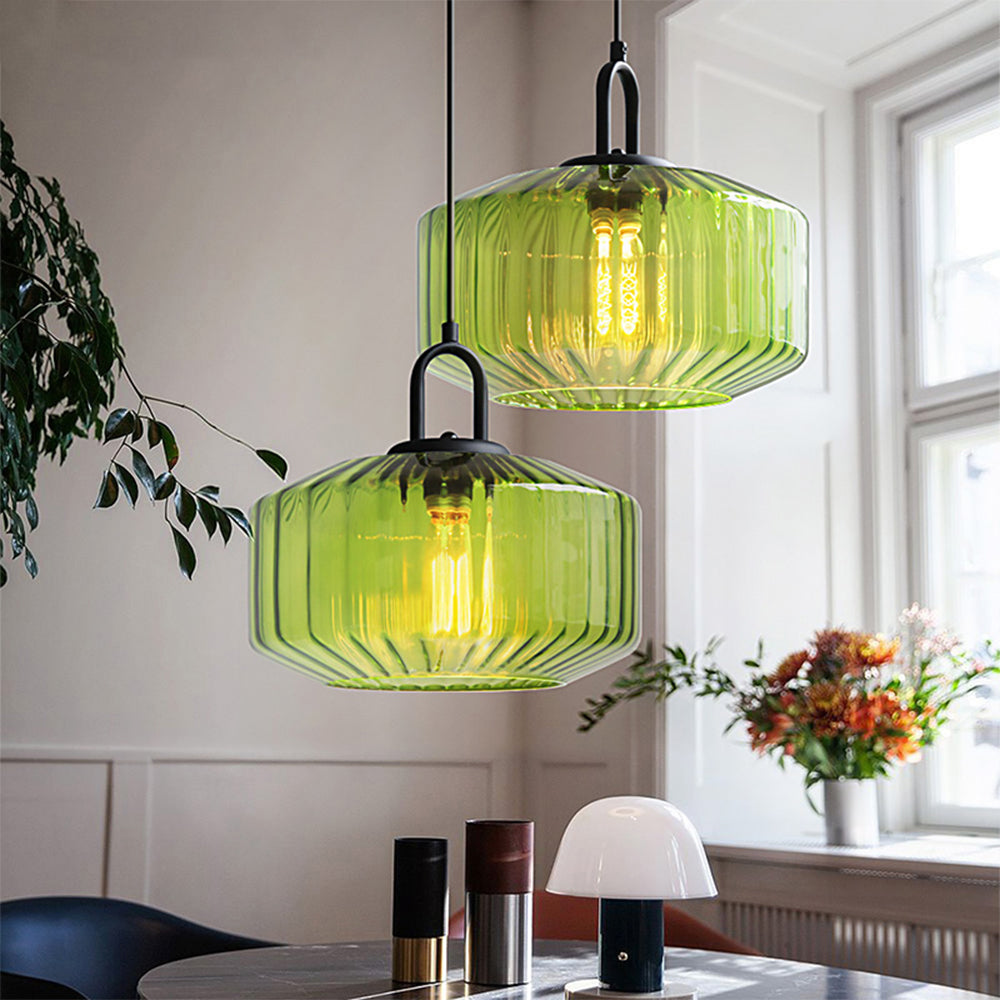 Modern Minimalist Creative Coloured Glass Pendant Light