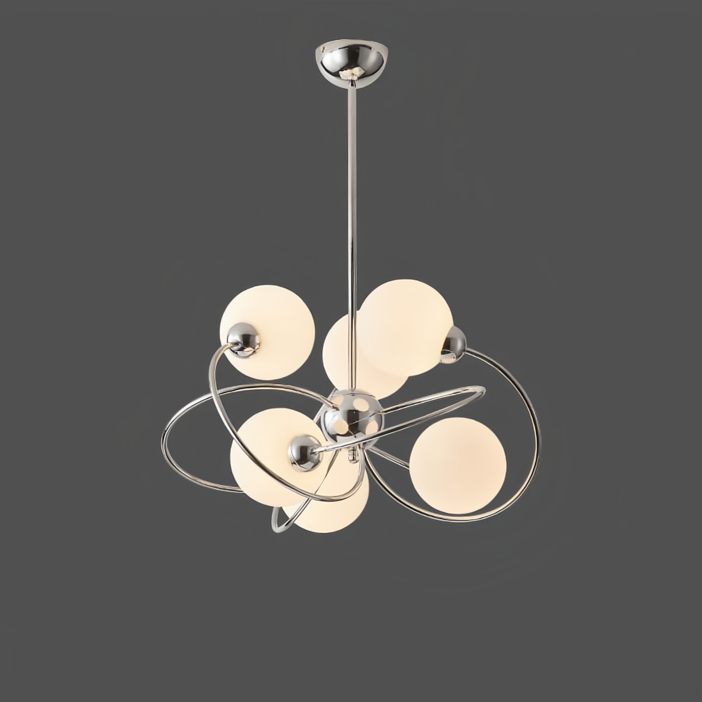 Modern Simple Multi-Head Glass Pendant Light