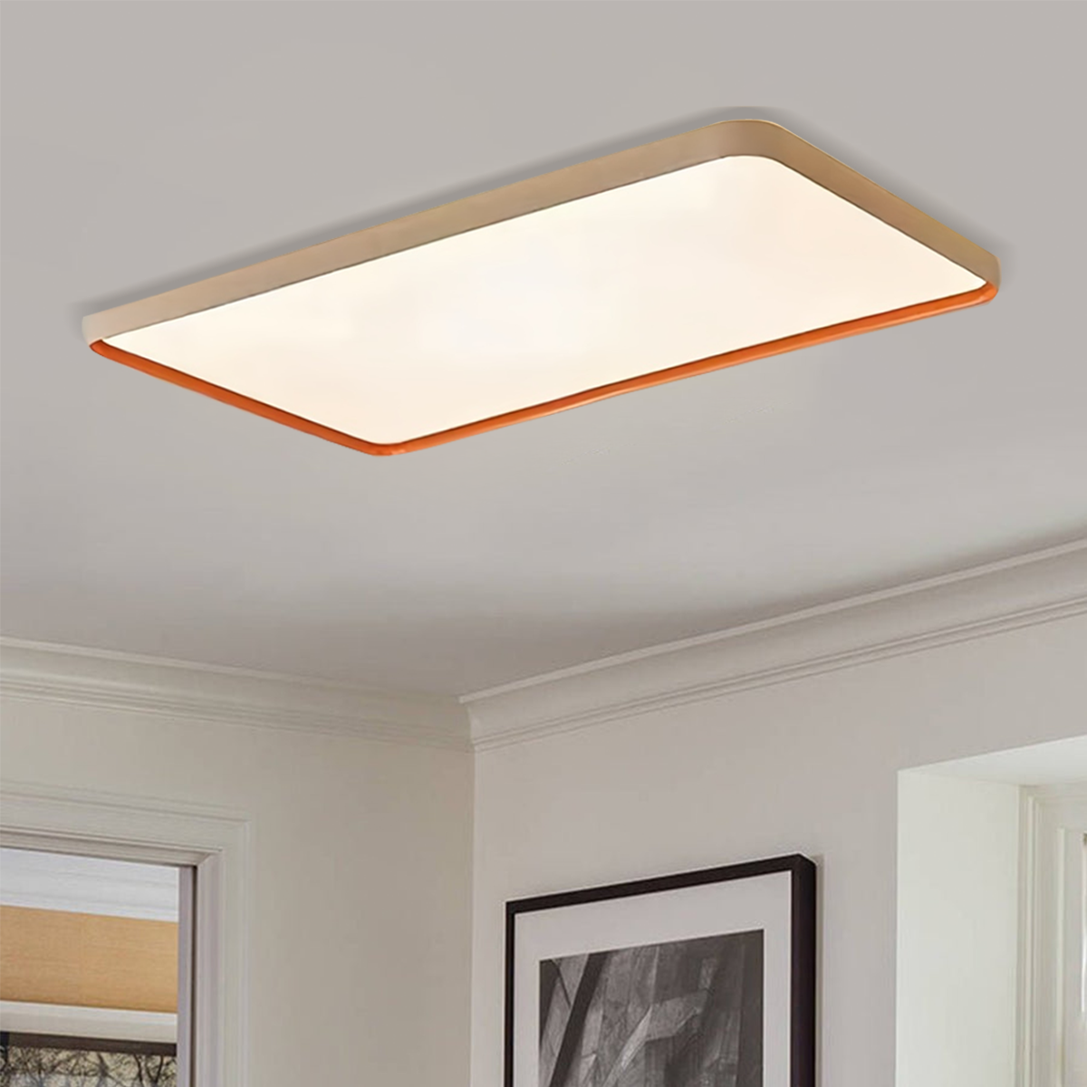 Full Spectrum Dimmable LED Ceiling Light Available in 3 Sizes