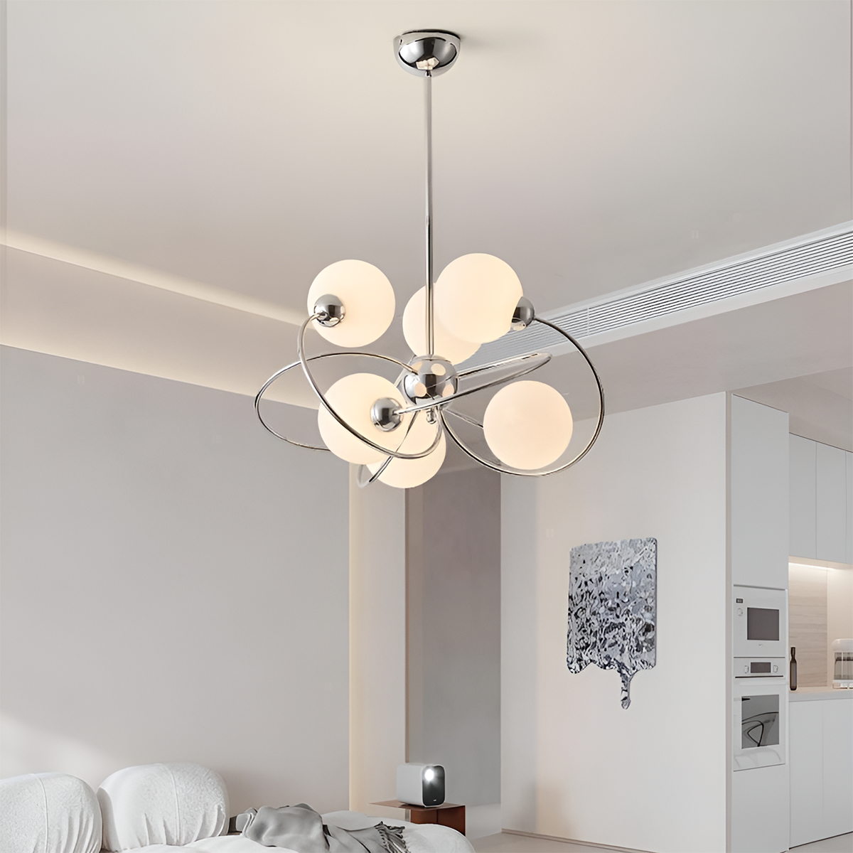 Modern Simple Multi-Head Glass Pendant Light