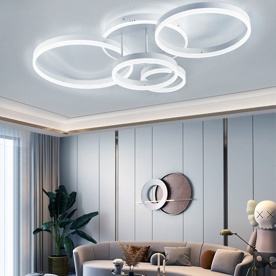 3/5 Classic Golden Loops Dimmable Round LED Ceiling Light