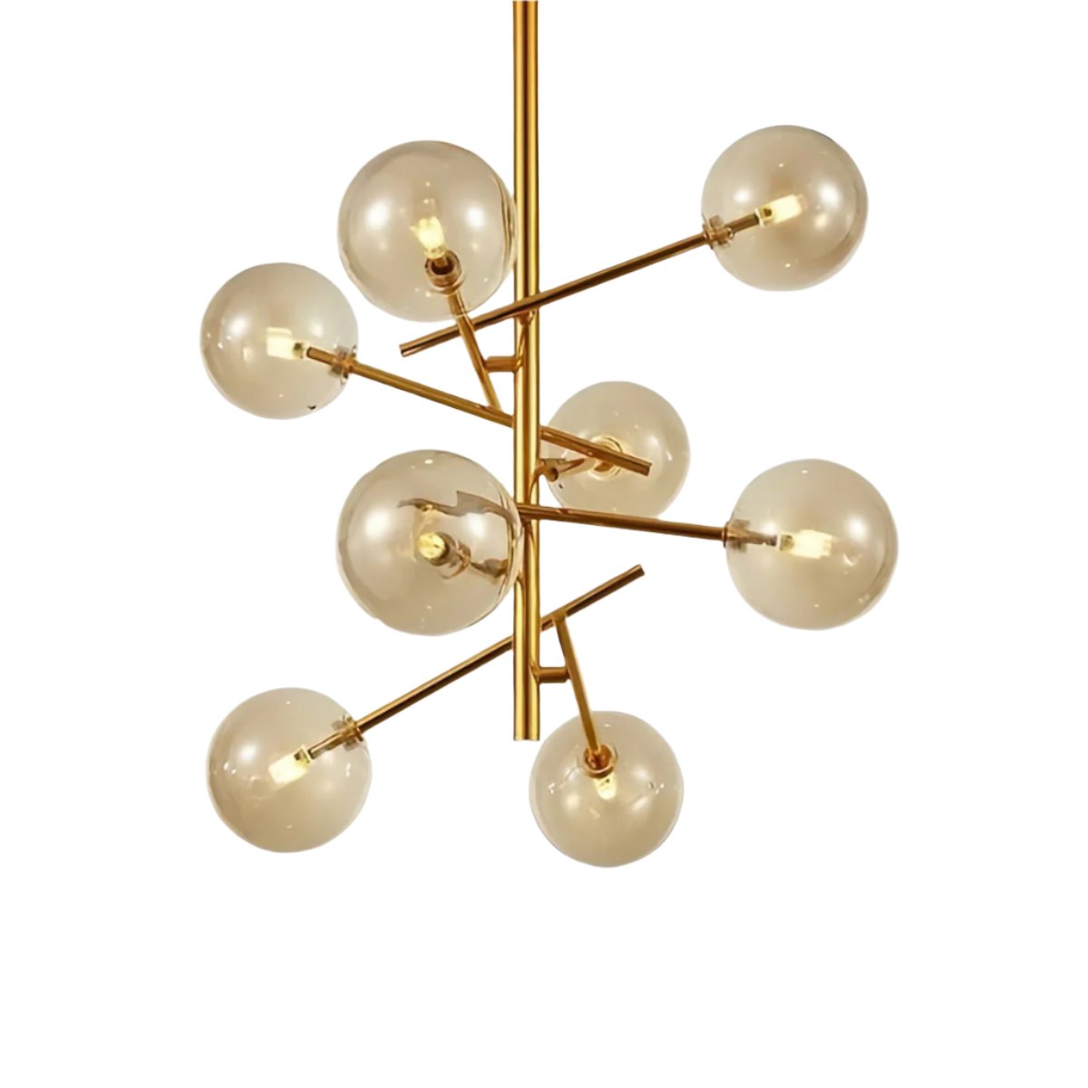 Postmodern Luxury Creative Glass Sphere Chandelier Light