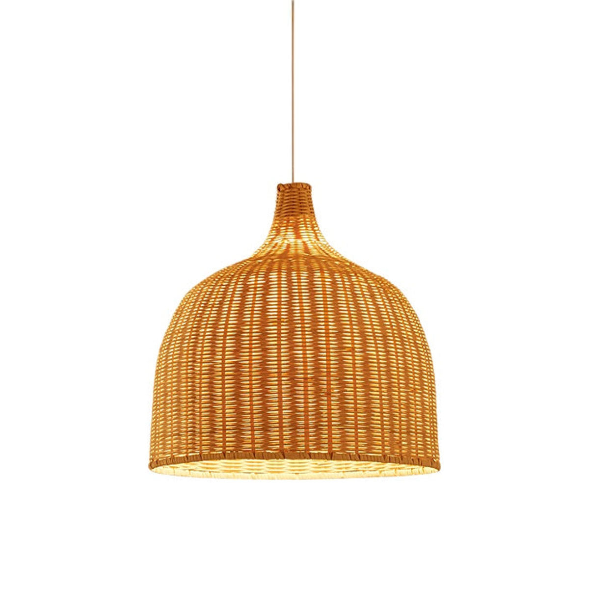 Natural Elegant Rattan Bamboo Basket Pendant Lights