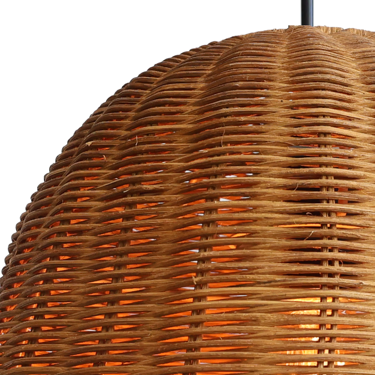 Handwoven Rattan Pendant Light for Cozy Living Spaces