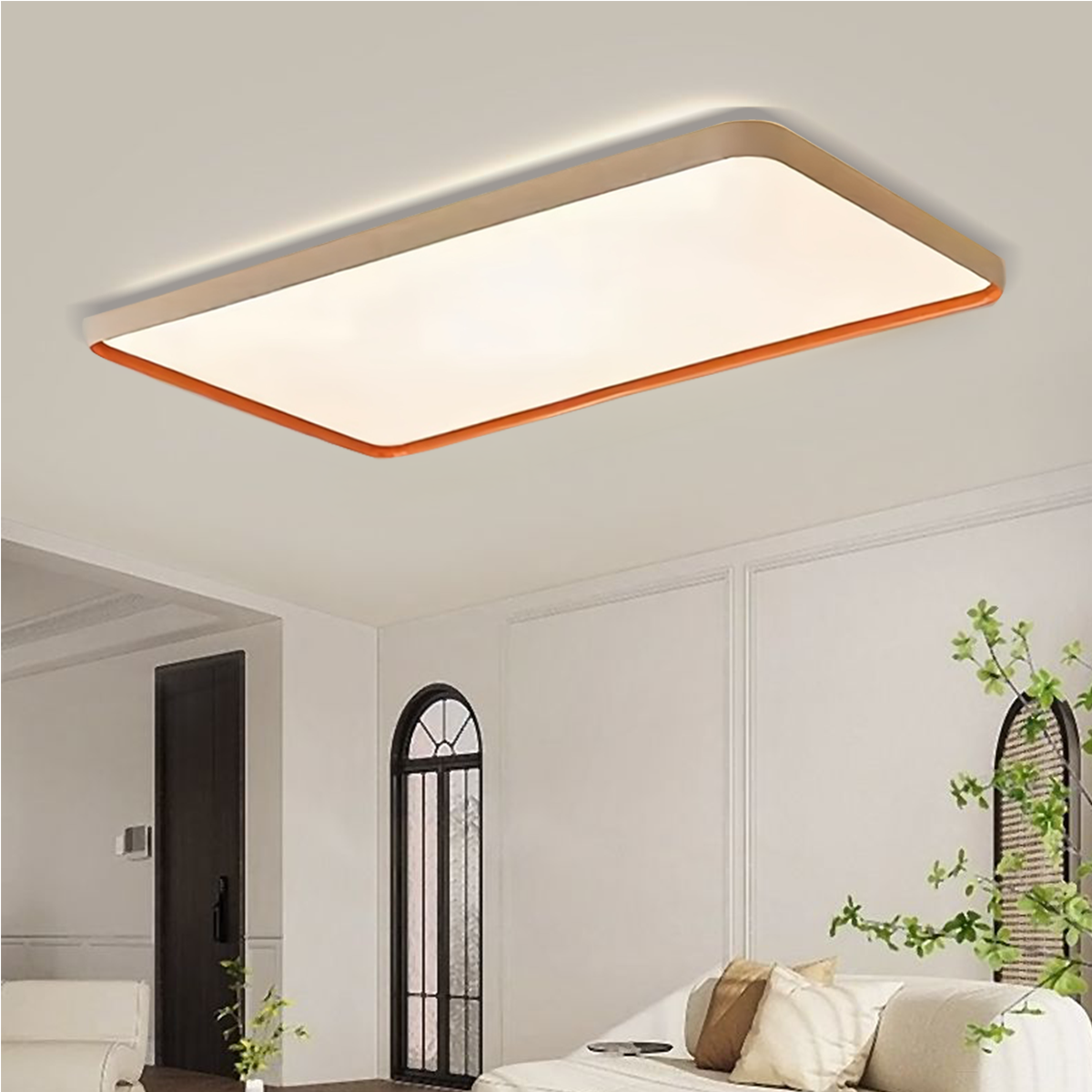 Full Spectrum Dimmable LED Ceiling Light Available in 3 Sizes