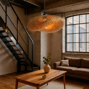 bamboo pendant light