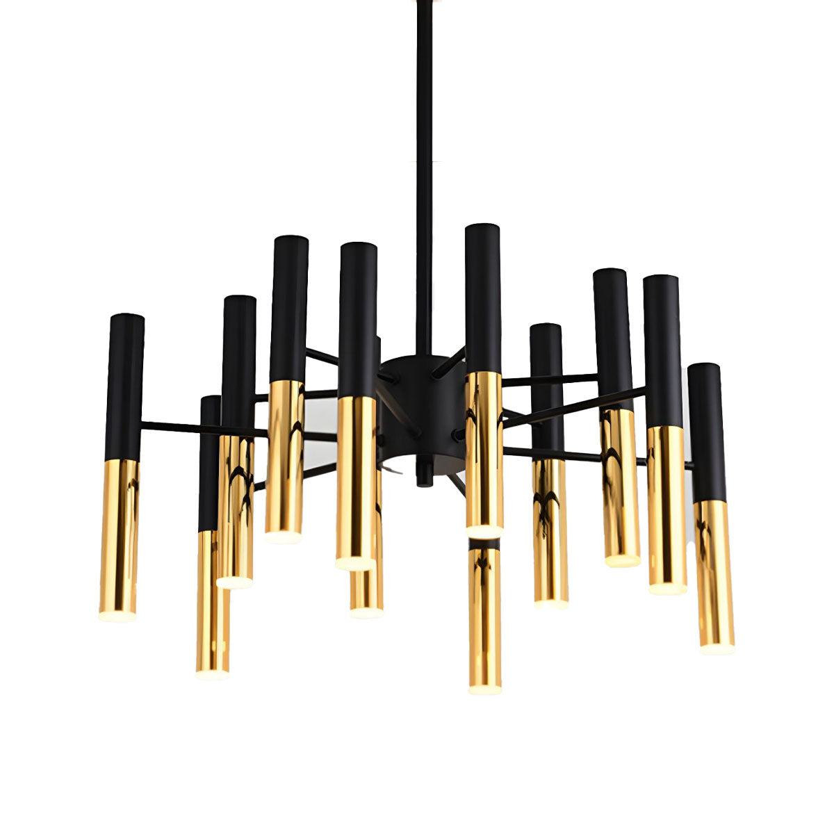 Modern Creative Metal Chandelier Light Fixtures Black Ceiling Hanging Light