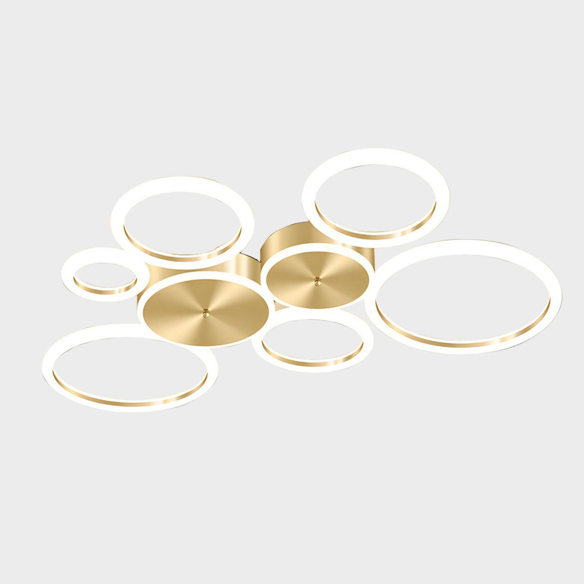 Modern Gold Geometric Circle LED Ceiling Lights