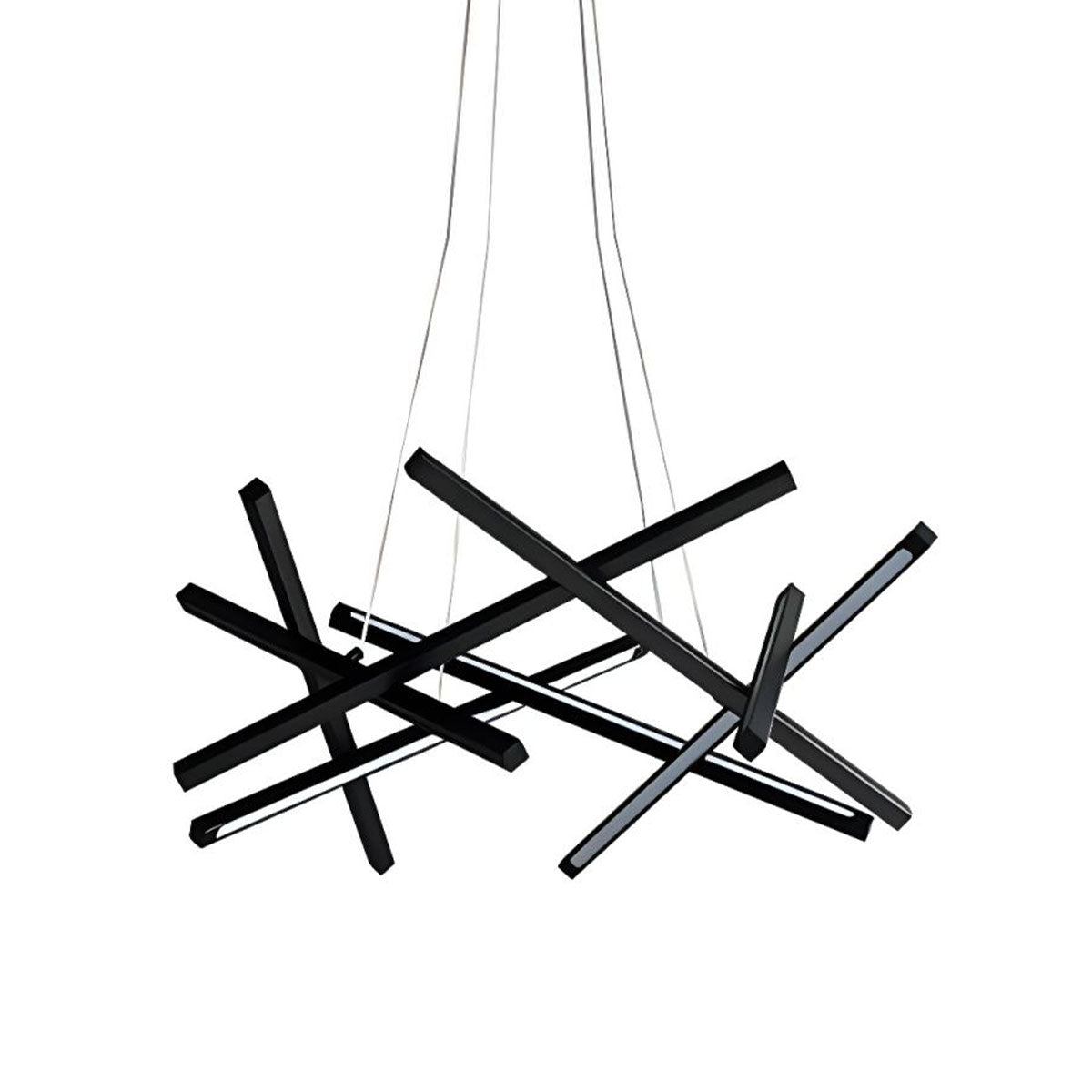 Linear Modern Creative Chandelier with Adjustable Hanging Length