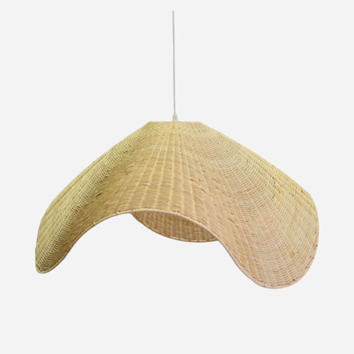 ‍Rustic Rattan Handcrafted Pendant Light for Living Room (90% off)