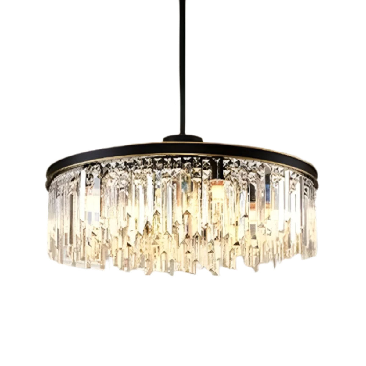 Modern Luxurious Pendant Light with Crystal Shade