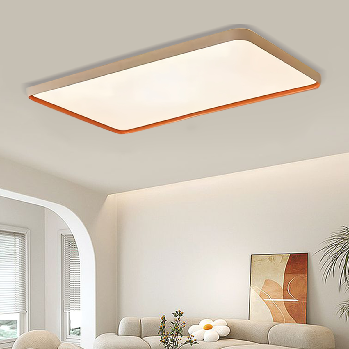 Full Spectrum Dimmable LED Ceiling Light Available in 3 Sizes