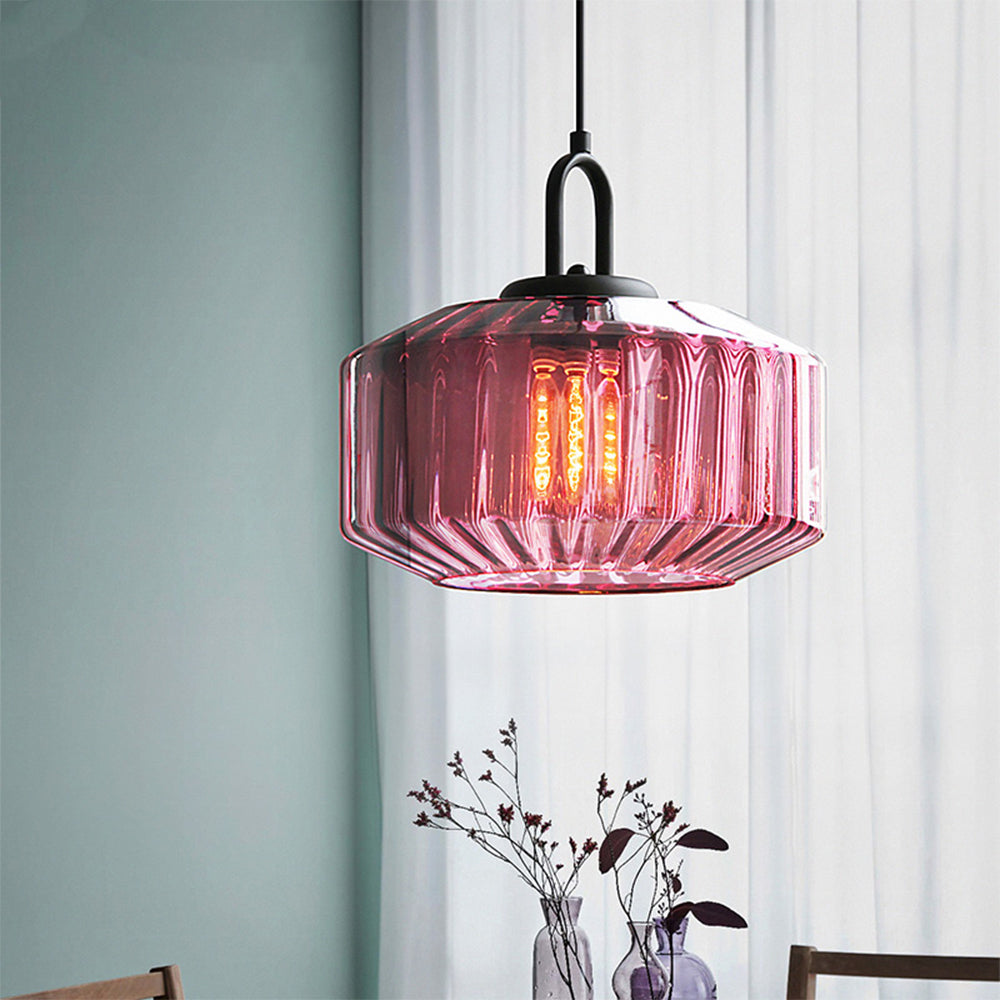 Modern Minimalist Creative Coloured Glass Pendant Light