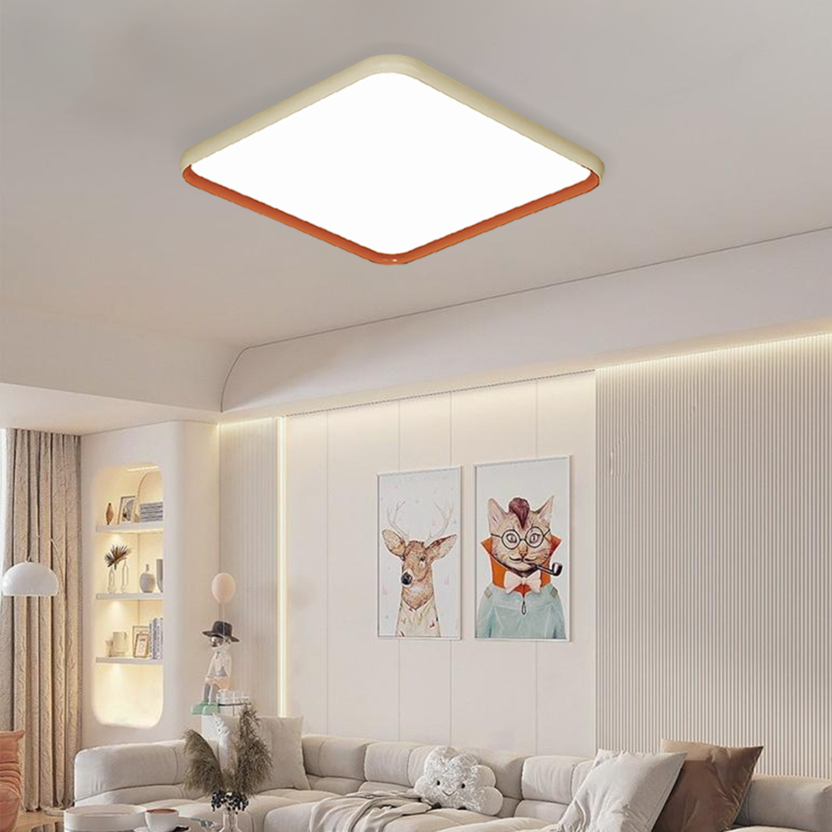 Full Spectrum Dimmable LED Ceiling Light Available in 3 Sizes