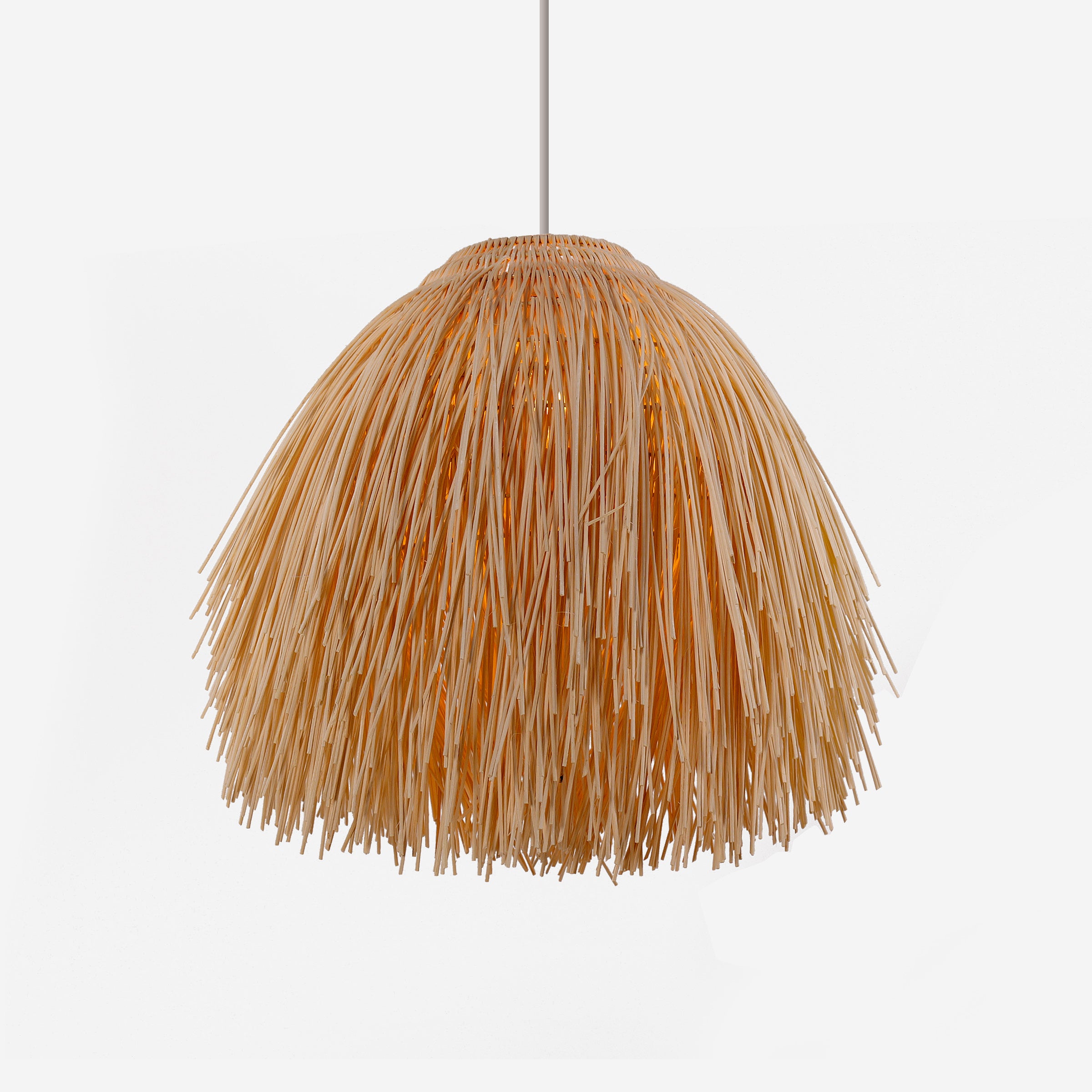 Japanese Scarecrow Rattan Pendant Light