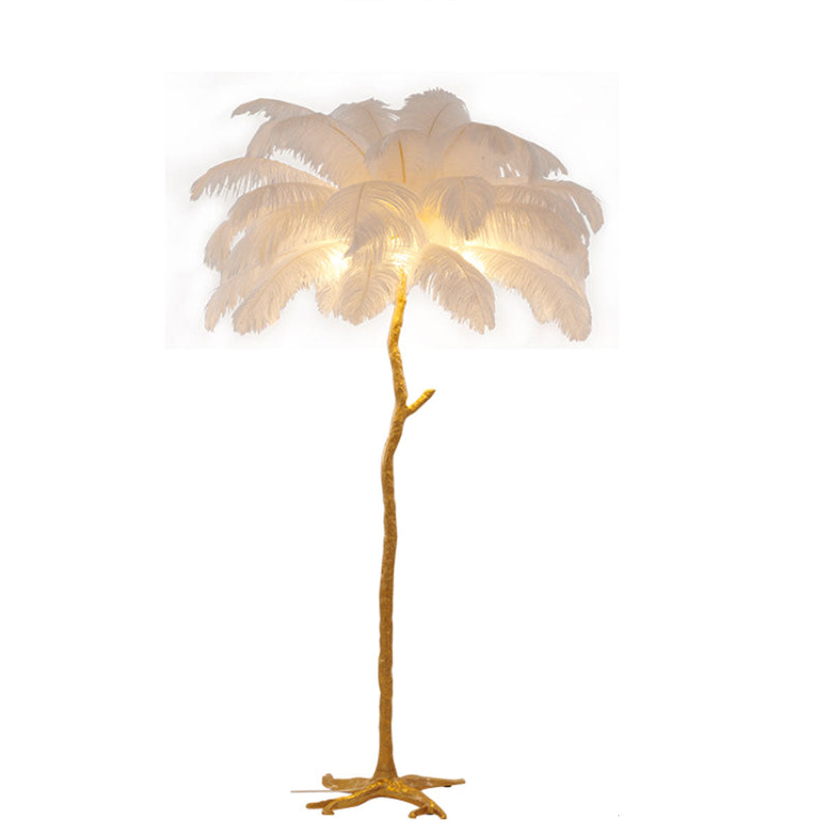 LED Romantic Feather Decorative Floor Lamp