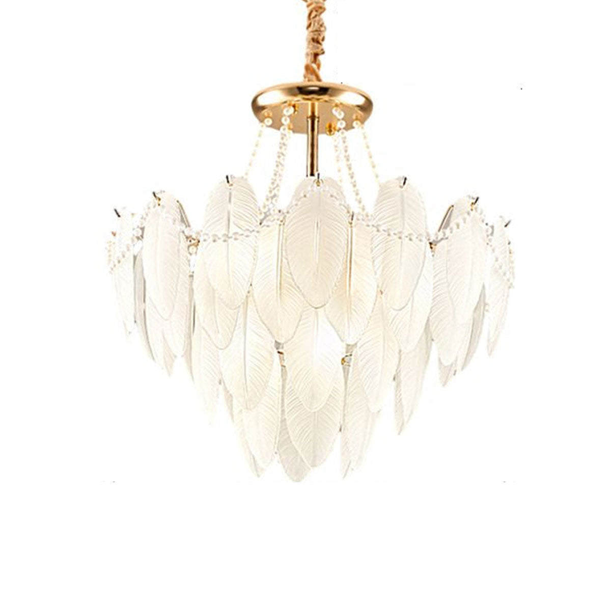 French Modern Minimalist Luxury Feather Pendant Light