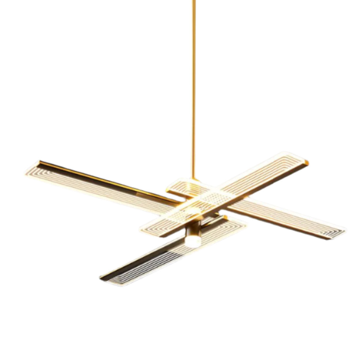 Modern Minimalist Nordic Living Room Irregular Pendant Light