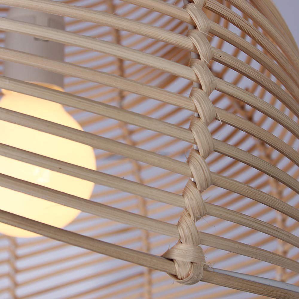 Creative Rattan Conch Pendant Light for Home Lighting Decor