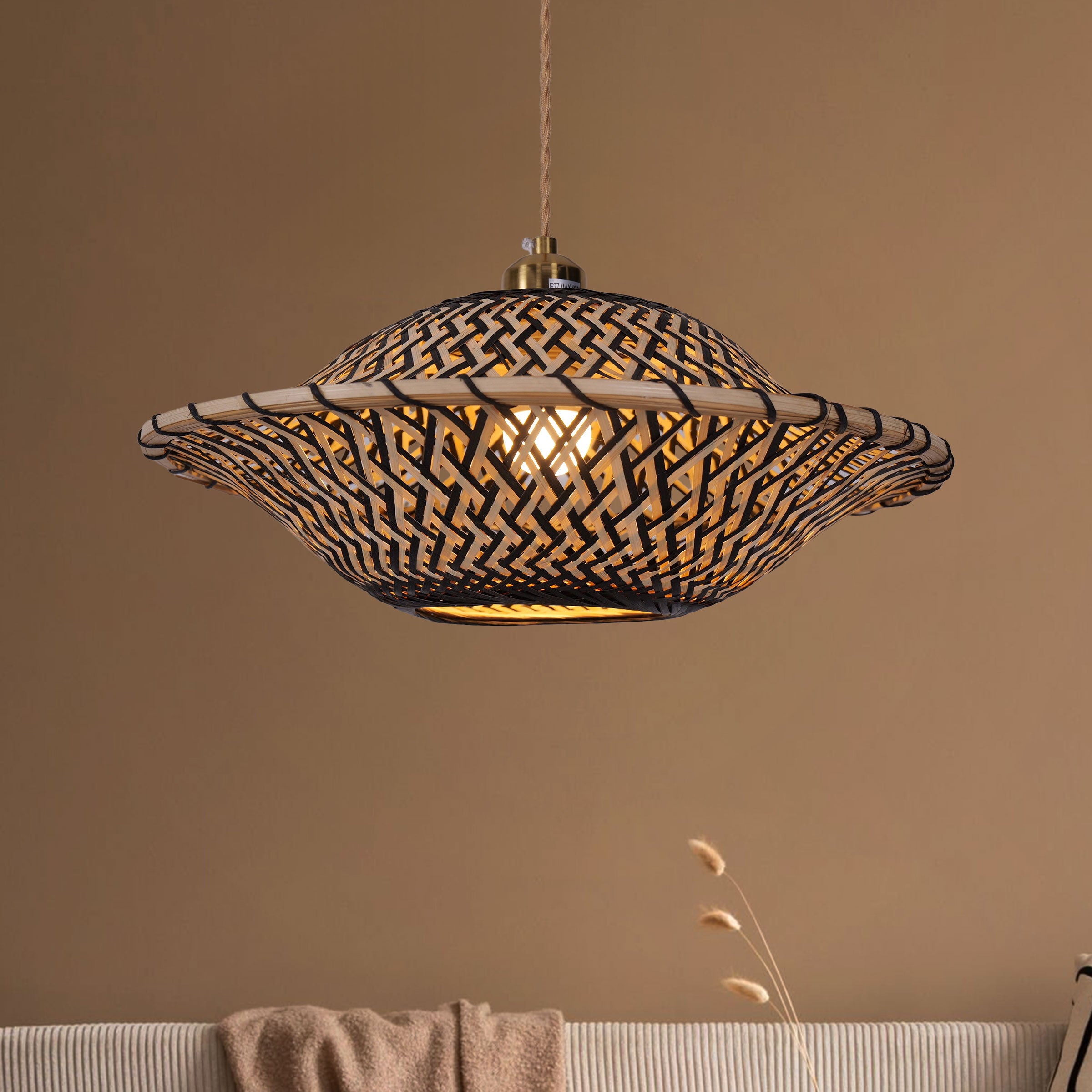 bamboo pendant light