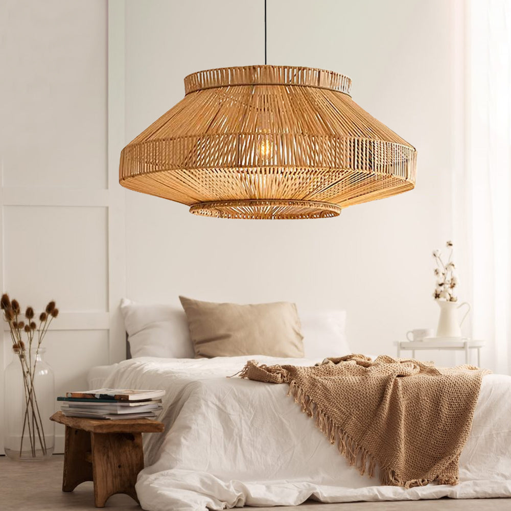 Handcraft Bamboo 60cm Diameter Pendant Light