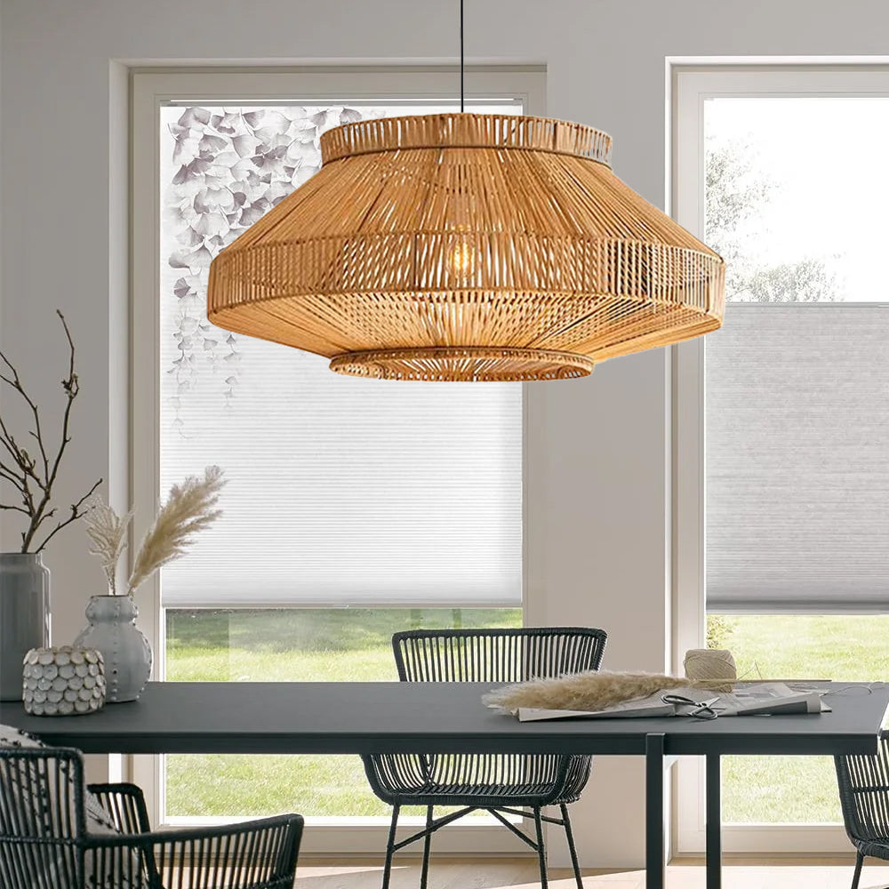 Handcraft Bamboo 60cm Diameter Pendant Light