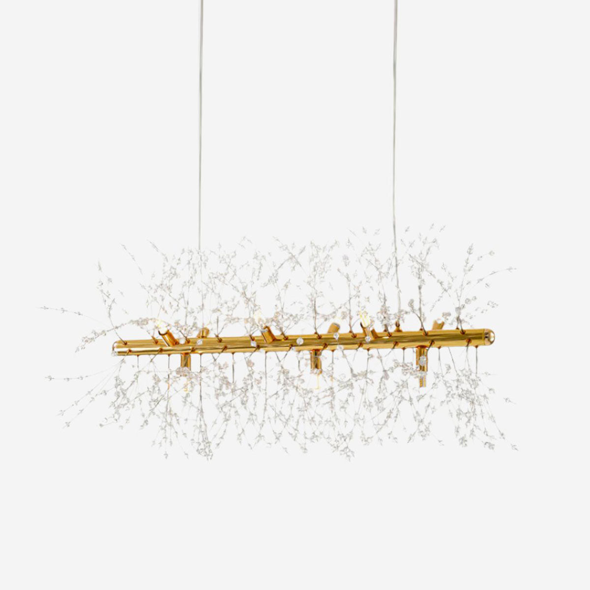 Modern Elegant Crystal Dandelion Chandelier Lighting Fixture