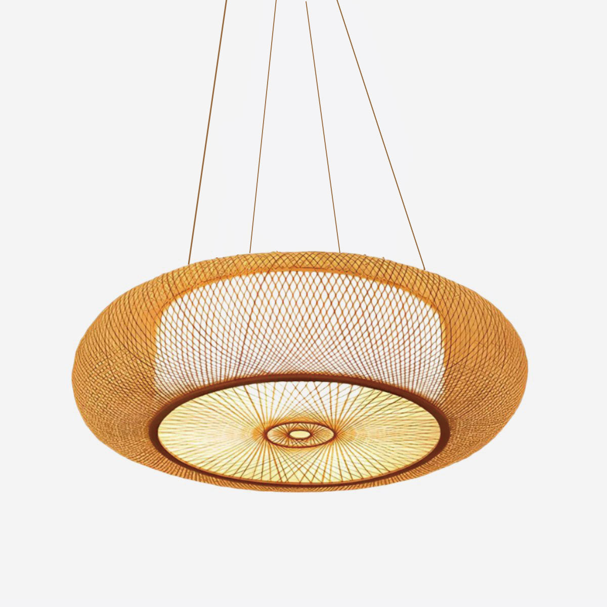 Traditional Handcrafted Bamboo Woven Hanging Pendant Lights