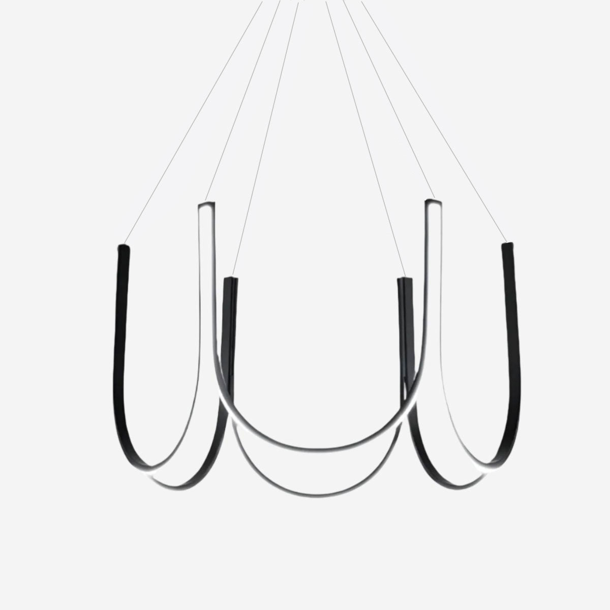 Modern Style Strip Shape LED Pendant for Contemporary Living Spaces