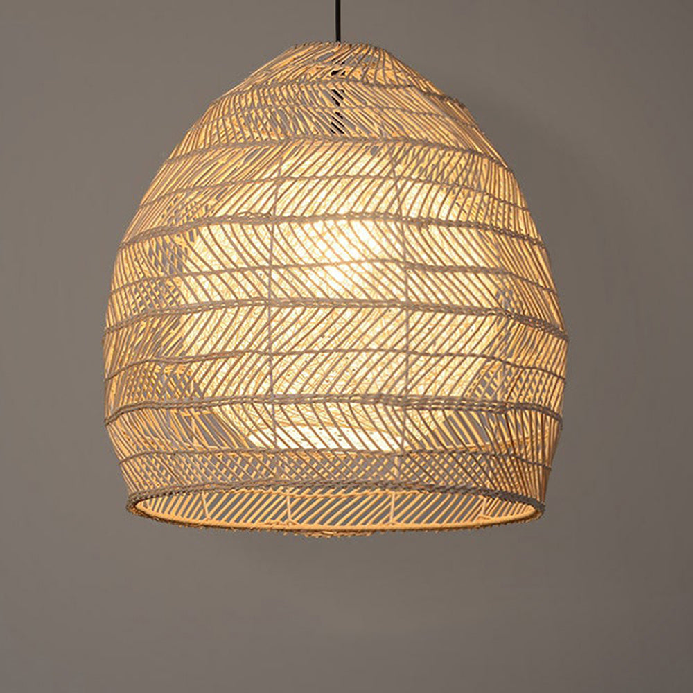 Rattan Art Pendant Light Hanging Decor Rustic Style(Version A)