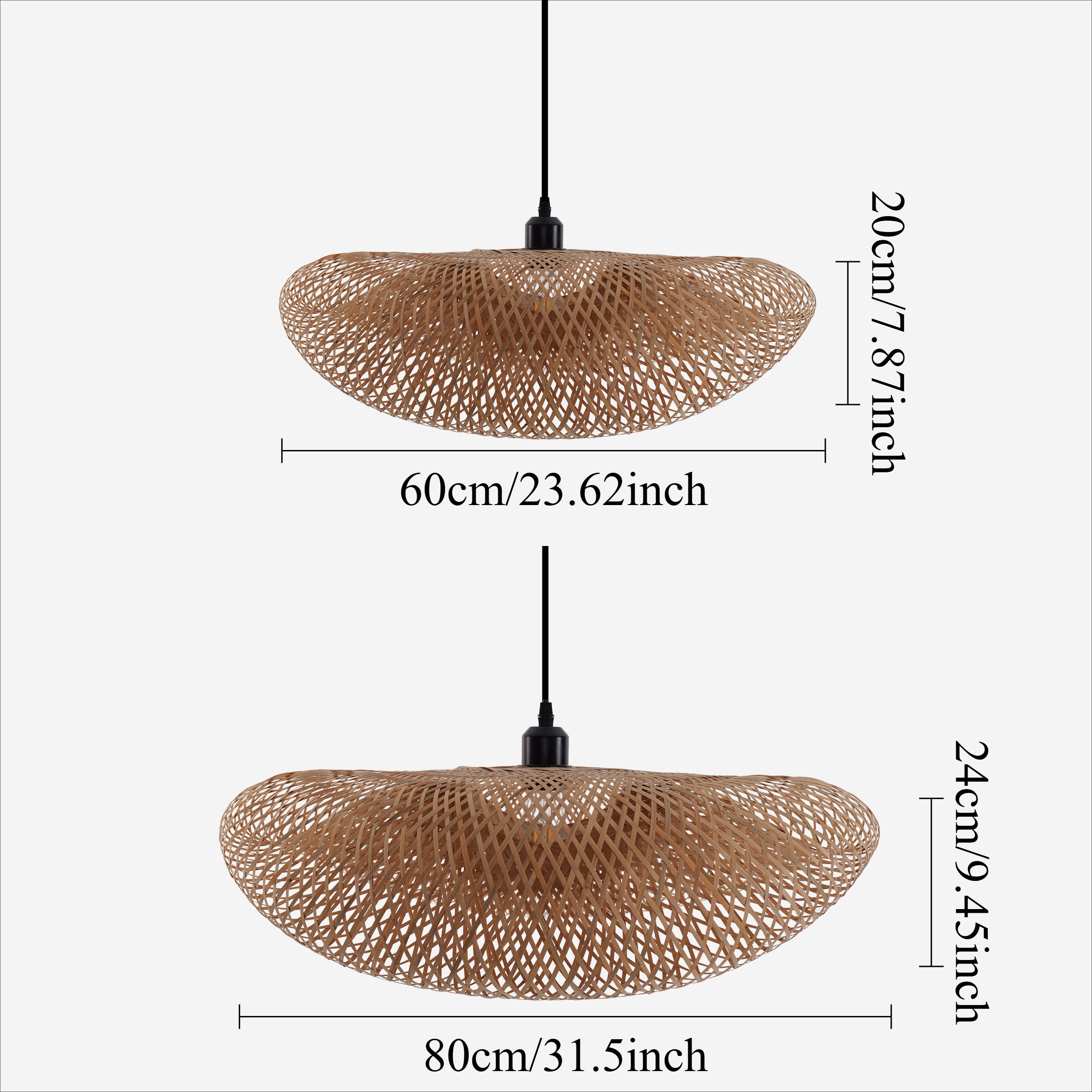 bamboo pendant light 