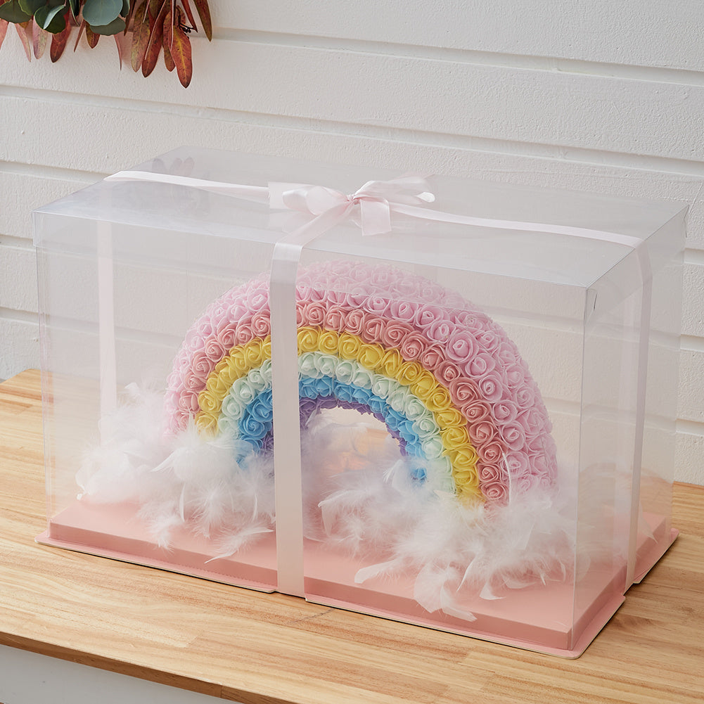 Eternal Rose Rainbow Bridge Gift Set with Feather