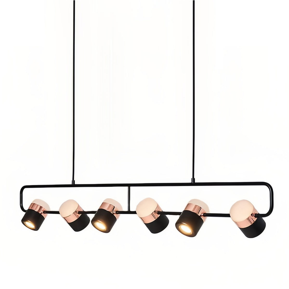 Nordic Modern Dining Area Black Pendant Light Kitchen Island Lighting Fixtures