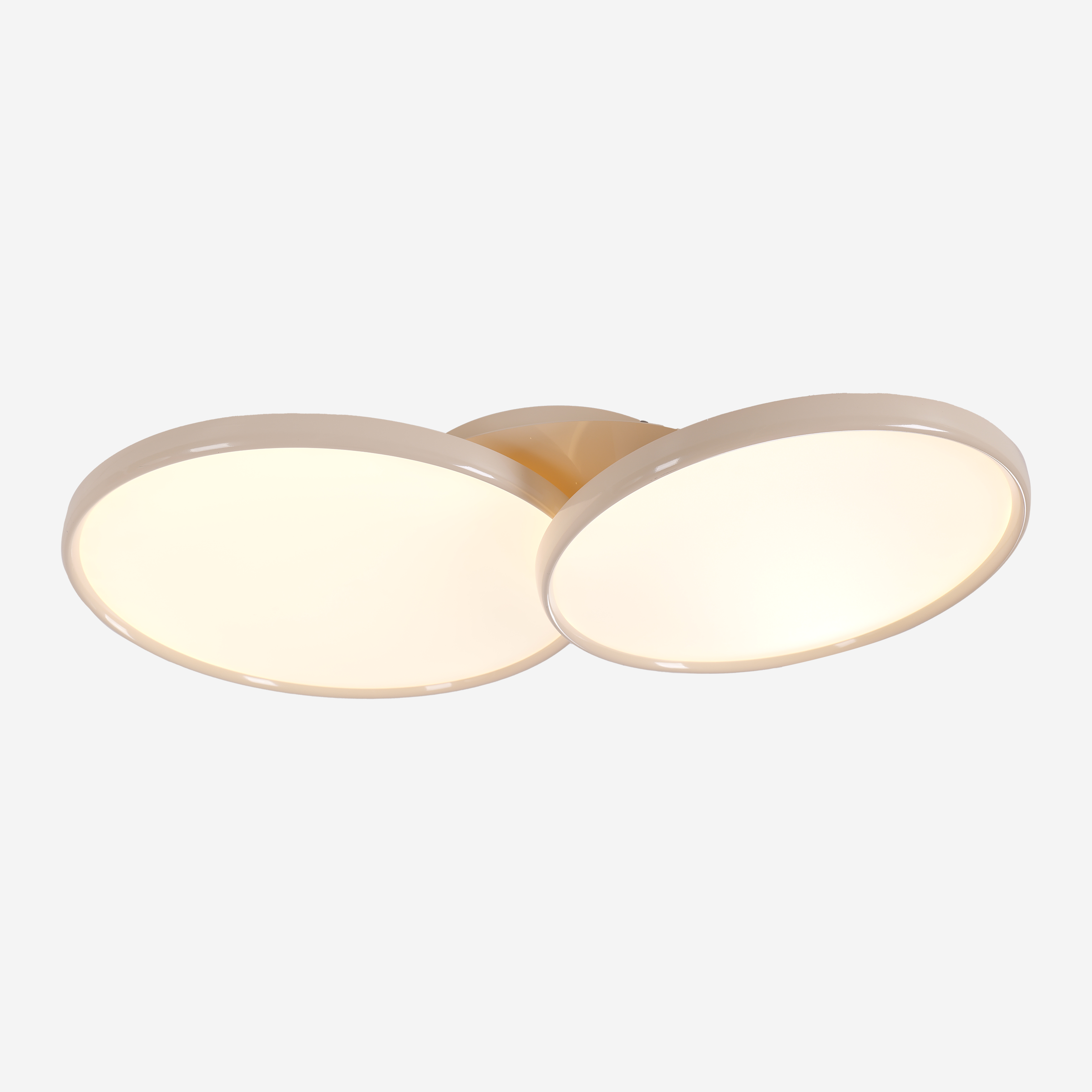 Full Spectrum Dimmable Ivory White Aluminum Round LED Ceiling Light