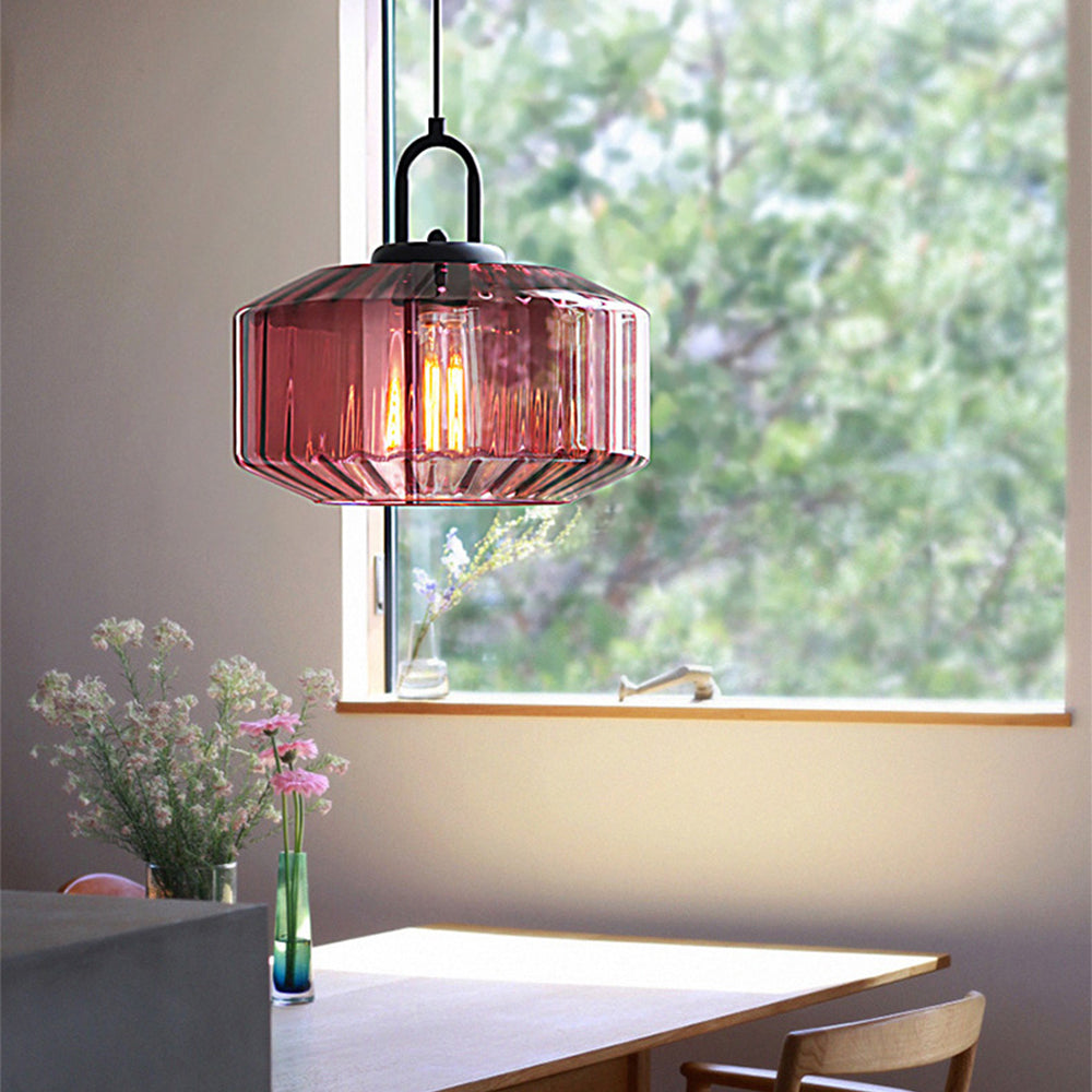 Modern Minimalist Creative Coloured Glass Pendant Light