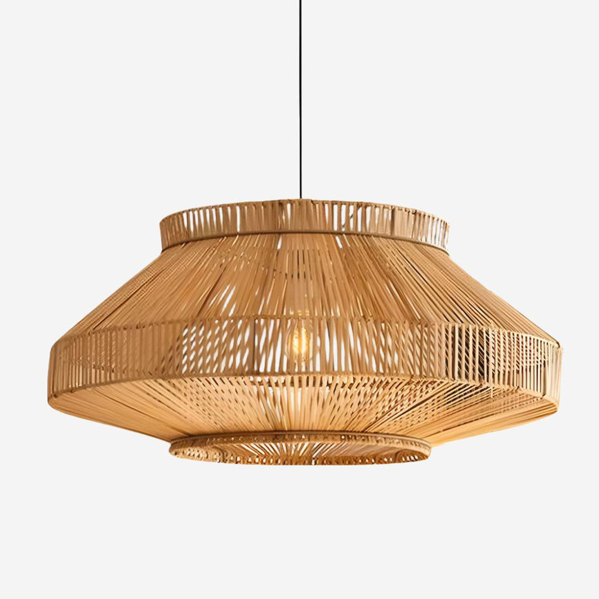 Handcraft Bamboo 60cm Diameter Pendant Light