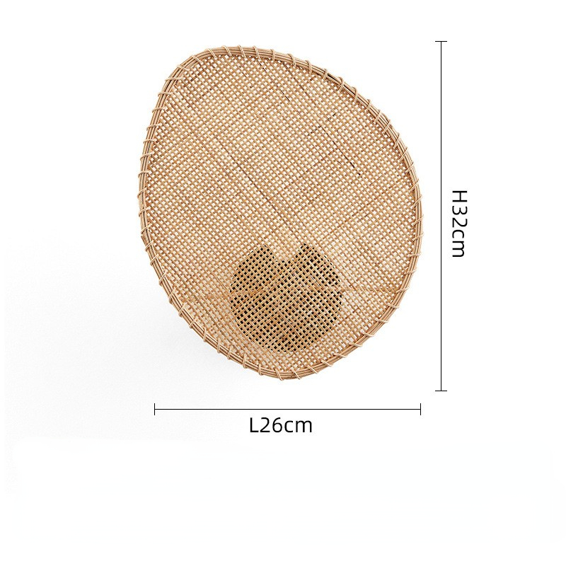 Elegant Creative Rattan Wall Lamp for Living Room Décor