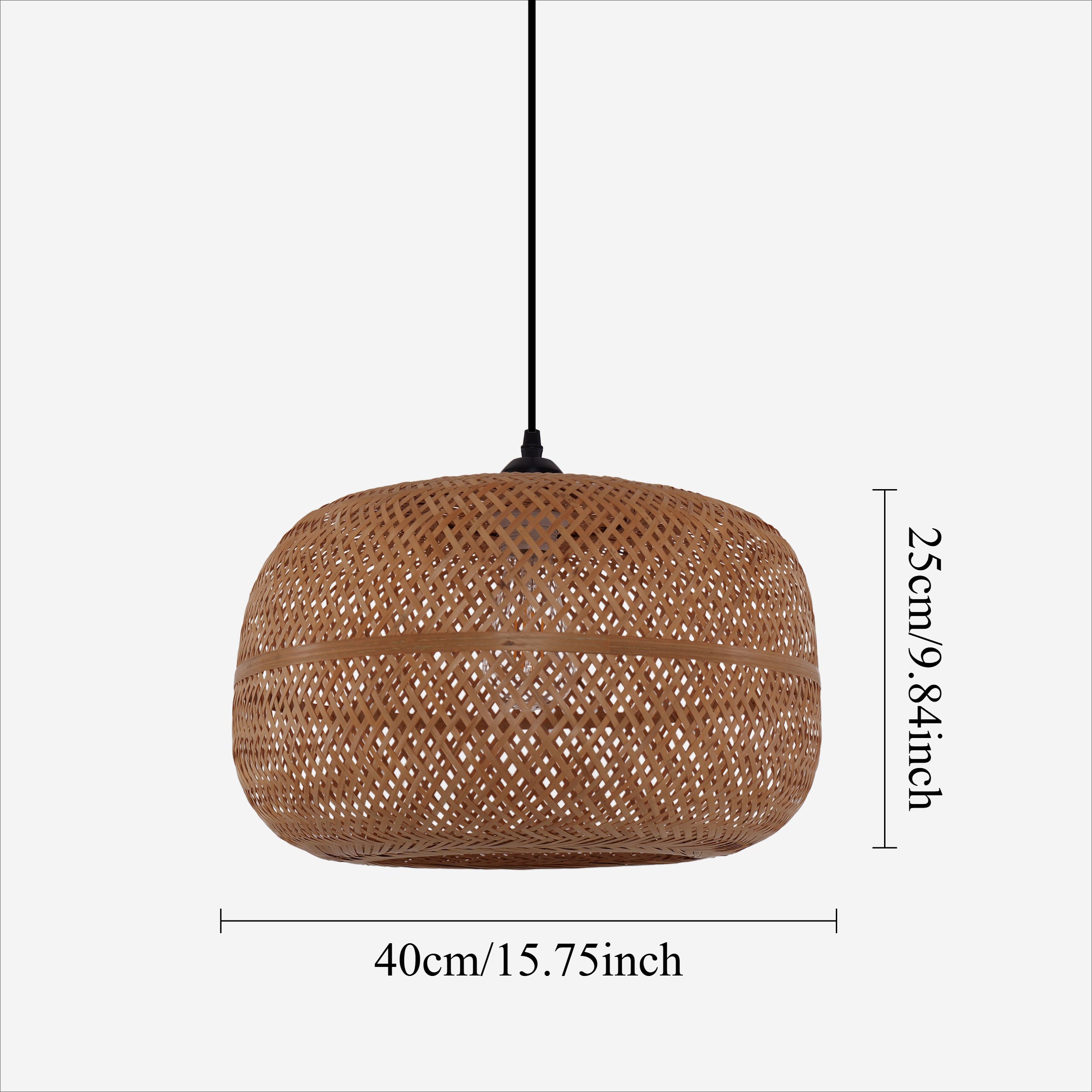 bamboo pendant light