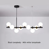Modern Creative Multi-Bulb Horizontal Pendant Popular Island Light Fixture