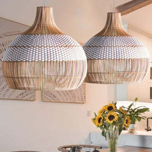 rattan pendant light