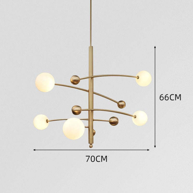 Minimalist Modern Chic Magic Bean Metal Pendant Light