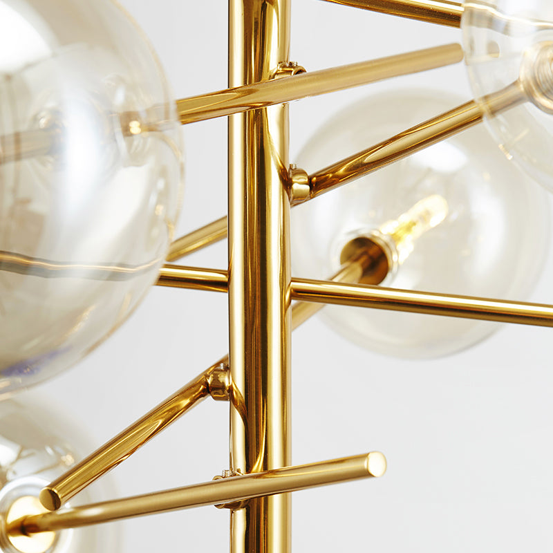 Postmodern Luxury Creative Glass Sphere Chandelier Light