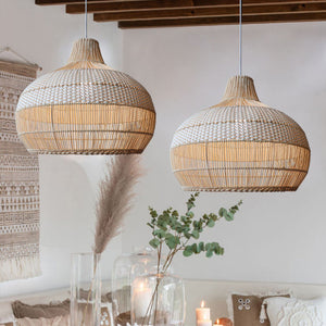 rattan pendant light