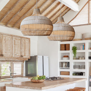 rattan pendant light