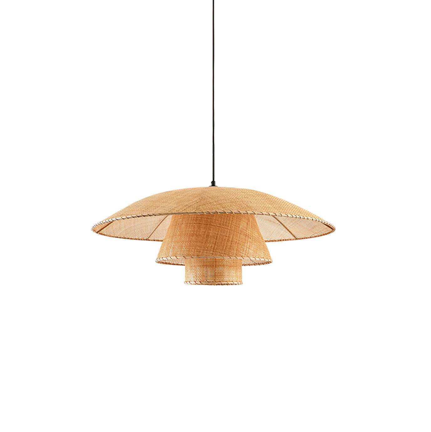 Exquisite Natural Rattan LED Pendant Light Fixture in Multiple Sizes