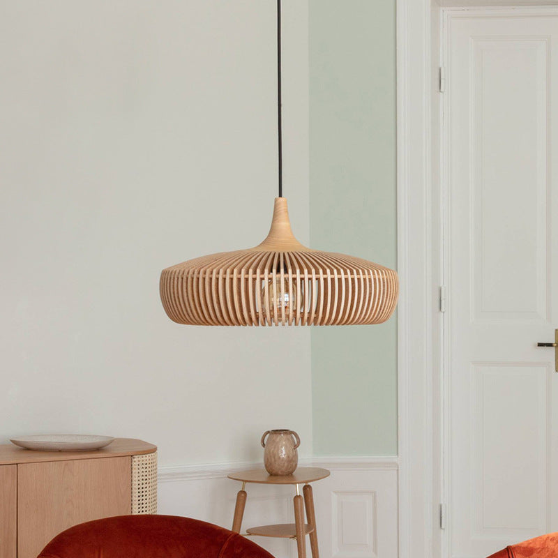 Minimalist Natural Wood Kitchen Pendant Lighting