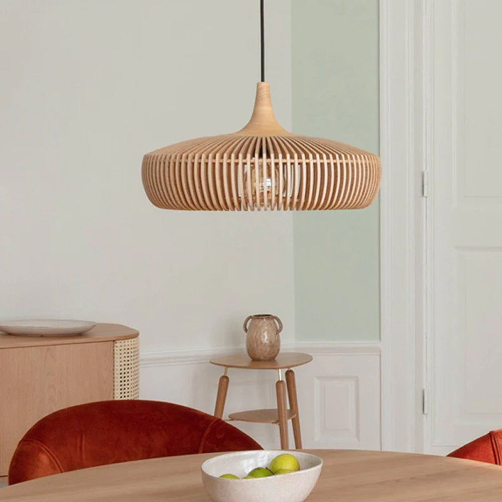 Minimalist Natural Wood Kitchen Pendant Lighting